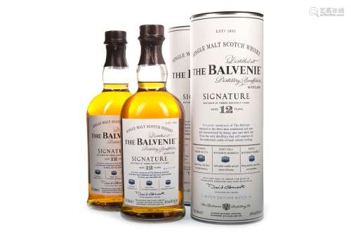BALVENIE SIGNATURE AGED 12 YEARS BATCH NO. 4 AND 5