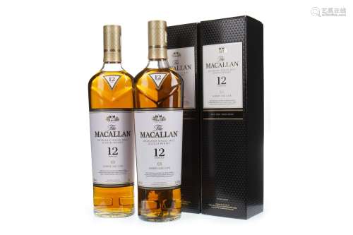 TWO BOTTLES OF MACALLAN 12 YEARS OLD SHERRY CASK