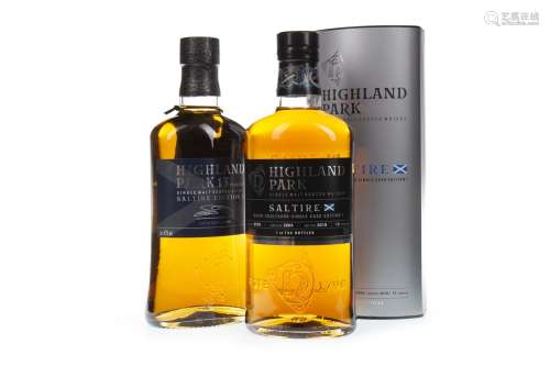 HIGHLAND PARK SALTIRE EDITION ONE AND TWO