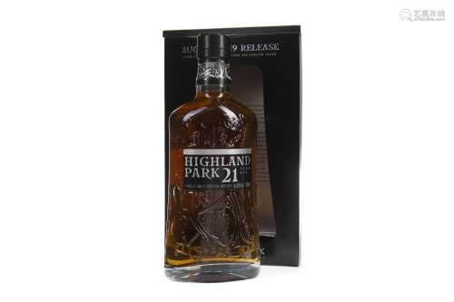 HIGHLAND PARK 21 YEARS OLD - AUGUST 2019 RELEASE