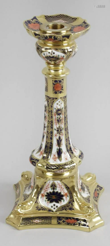 A Royal Crown Derby Old Imari 1128 pattern candl…