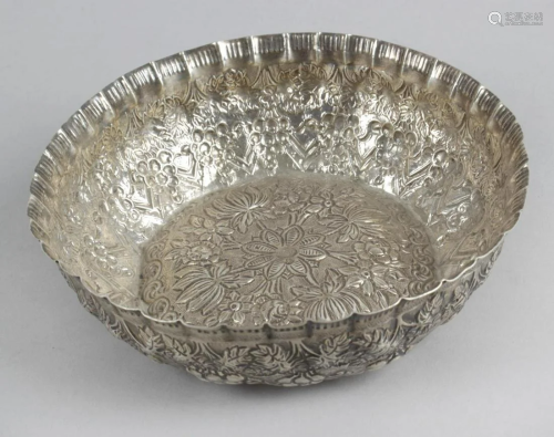 An Eastern bowl, of circular form with embossed …