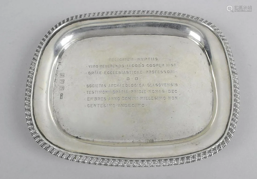 An early George V Scottish silver small salver or …