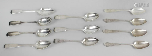 An early Victorian Scottish silver toddy ladle, in