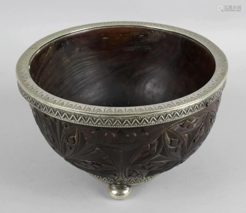 A 19th century Scottish provincial mazer style bowl,