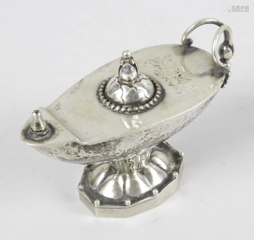 A novelty silver cigar or table lighter by Georg