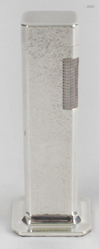 A silver plated Dunhill Tallboy table cigarette