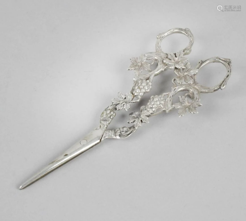 A pair of continental grape scissors, the handles