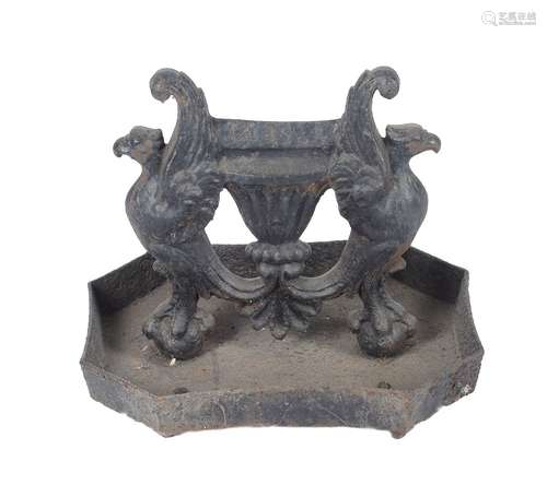 A Regency cast iron bootscrape