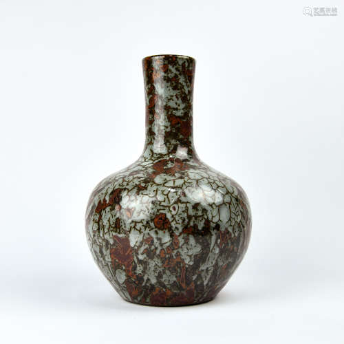 A Chinese Red Under Glazed Porcelain Vase
