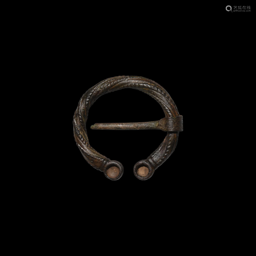 Romano-British Celtic Torc Brooch