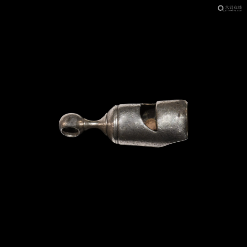 Victorian Silver Hawking Whistle