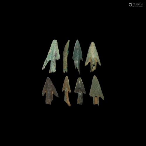 Bronze Age Arrowhead Collection