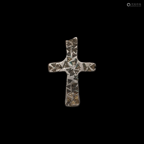 Viking Silver Stamped Cross
