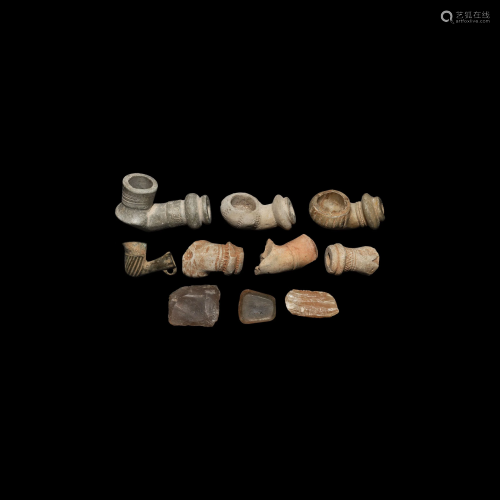 Islamic Opium Pipe Fragment Collection