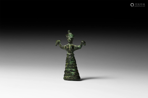 Post Medieval Minoan Snake Goddess Figurine