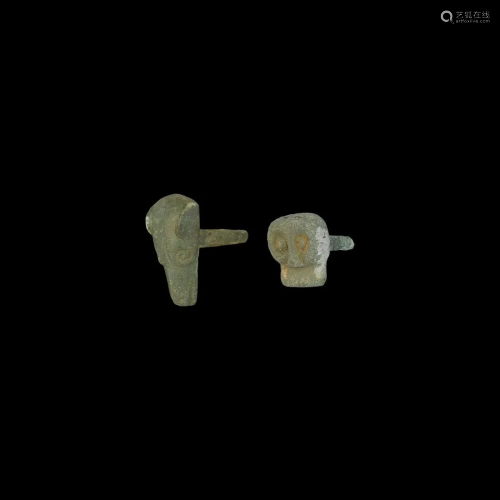 Anglo-Saxon Head Stud Group