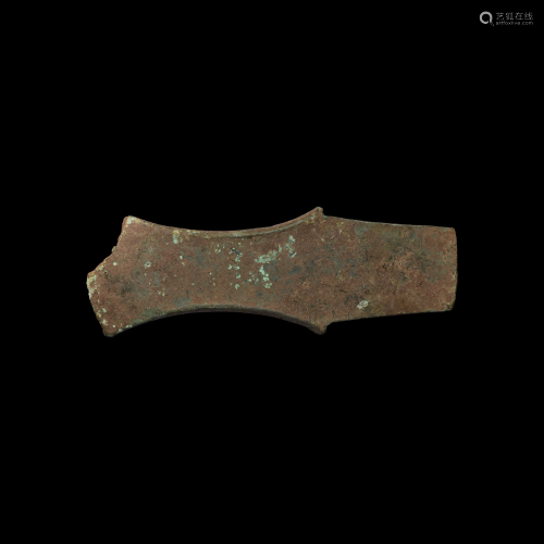Large Bronze Age Copper Flat Axehead