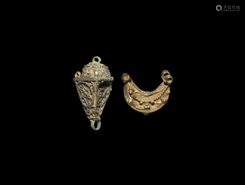 Islamic Silver Filigree Artefact Group