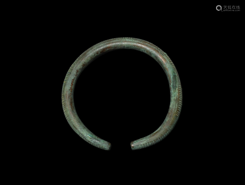 Bronze Age Decorated Bracelet