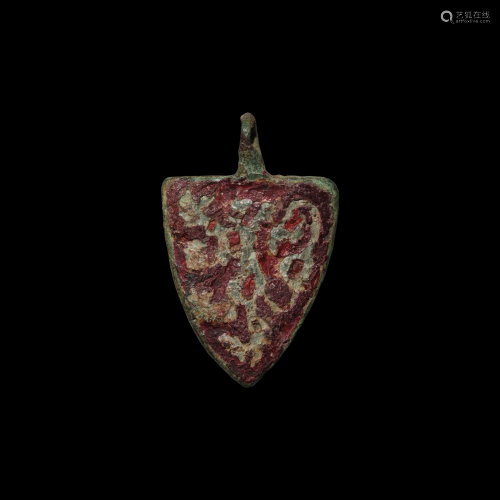 Medieval Heraldic Horse Harness Pendant