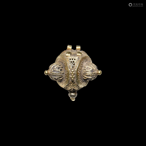 Islamic Gilt Earring