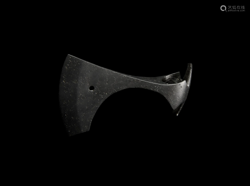 Viking Pierced Bearded Axehead