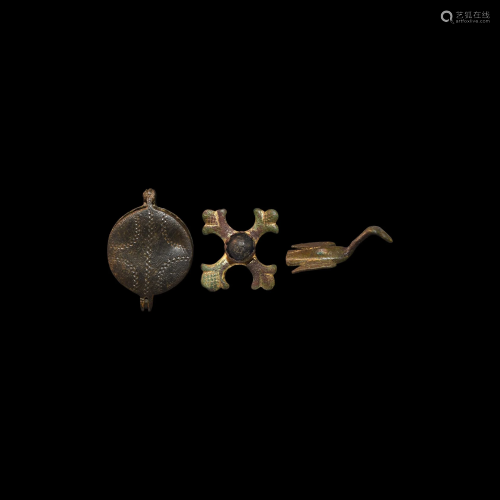 Medieval Mirror Case and Mount Group