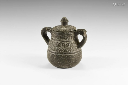 Islamic Carved Aromatic Oil Jar