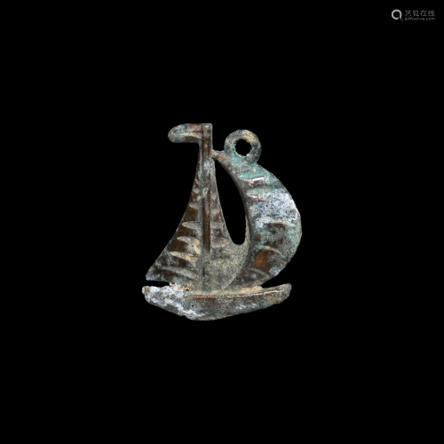 Post Medieval Sailing Craft Pendant