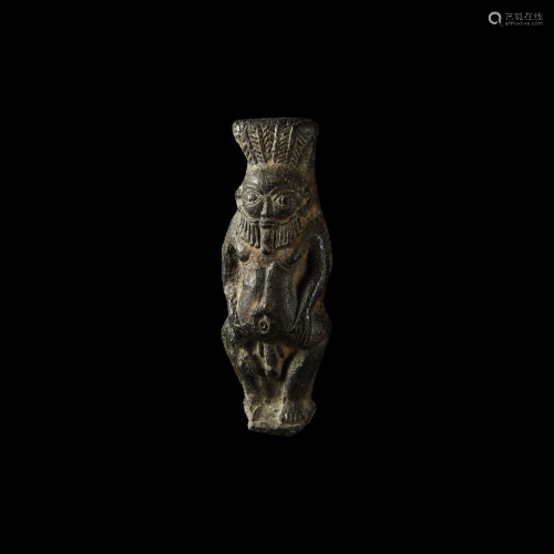 Grand Tour Egyptian Bes Statuette