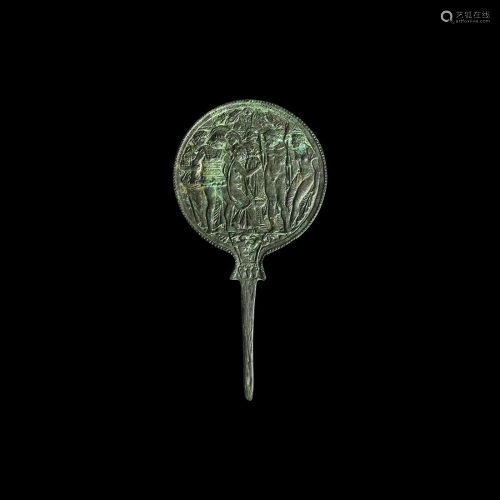 Grand Tour Roman Figural Mirror