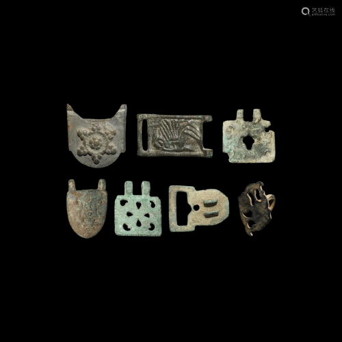 Medieval Buckle Plate Group