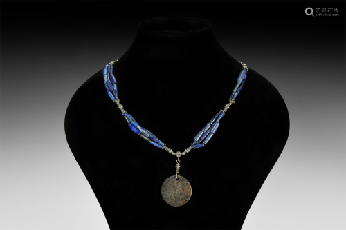 Lapis Lazuli Bead Necklace