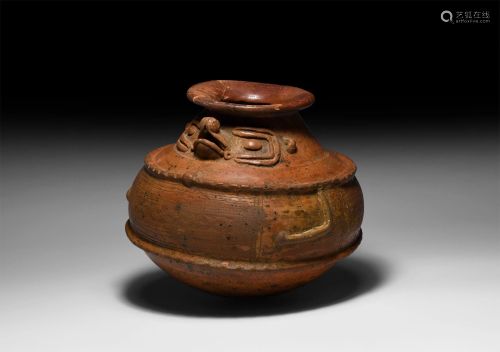 Pre-Columbian Vessel with Face