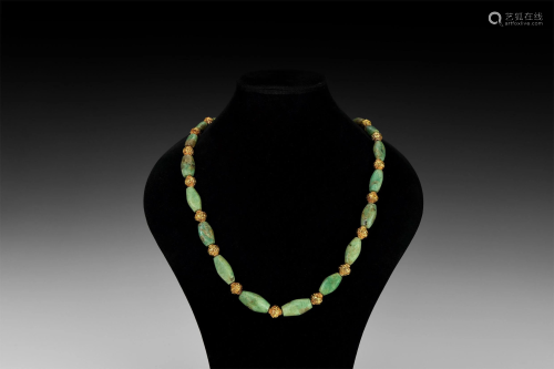 Green Onyx Bead Necklace
