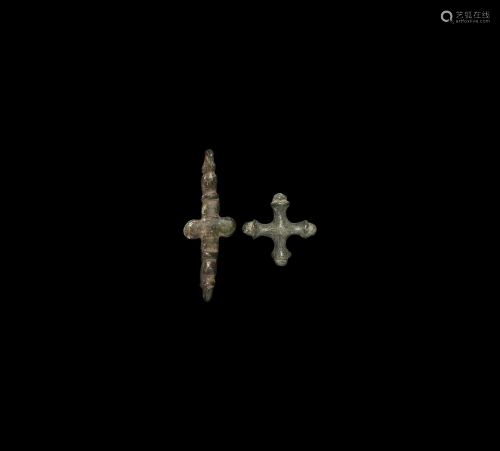 Medieval Cross and Pendant Group