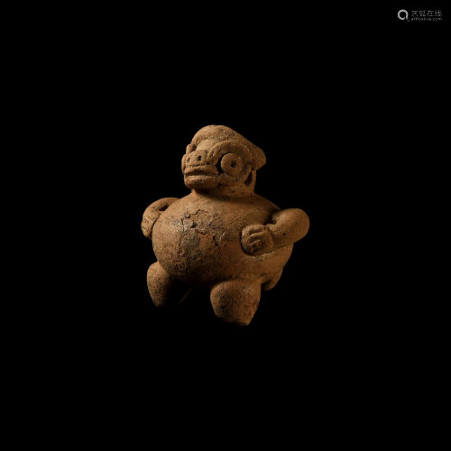 Pre-Columbian Tripod Figure