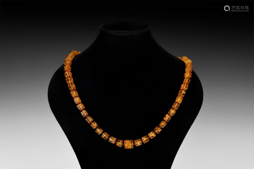 'Amber' Bead Necklace