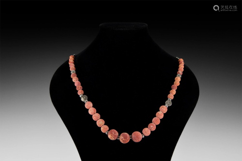 Coral Bead Necklace