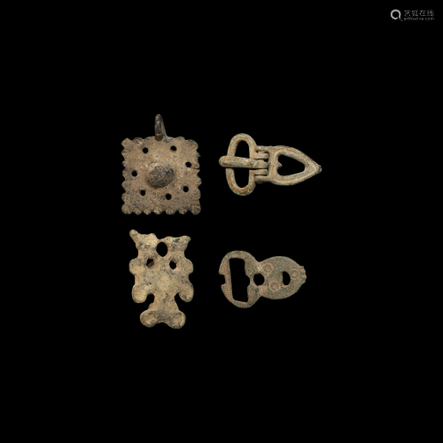 Medieval Buckle and Fitting Group