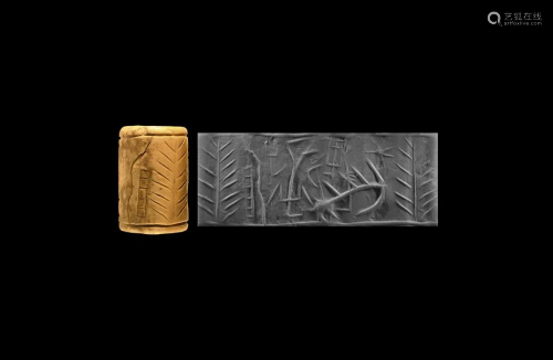 Cylinder Seal with Linear Designs