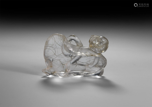 Chinese Rock Crystal Dish