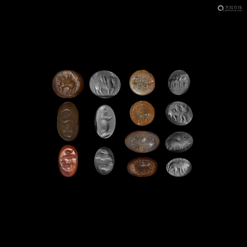 Sassanian Stamp Seal Collection
