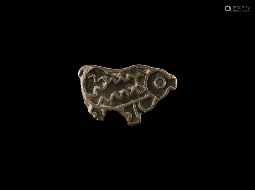 Indus Valley Stamp Seal with Pig