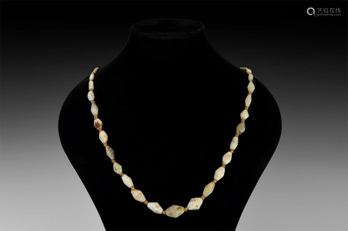 Agate Bead Necklace