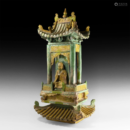 Large Chinese Ming Model Shrine