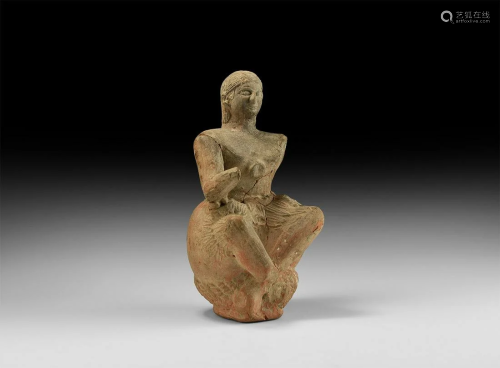 Terracotta Satyr Figure