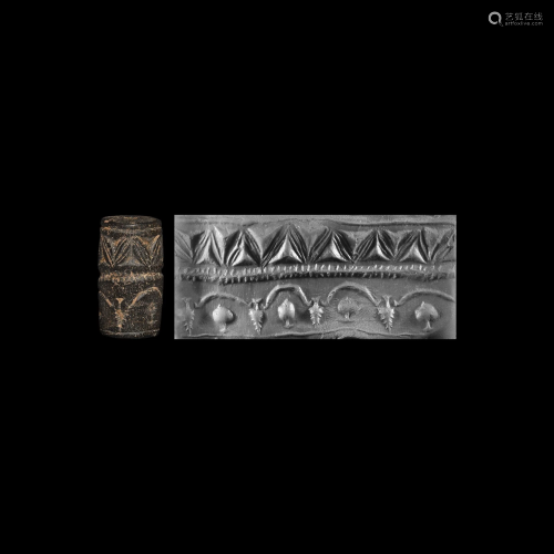 Cylinder Seal with Foliate Design