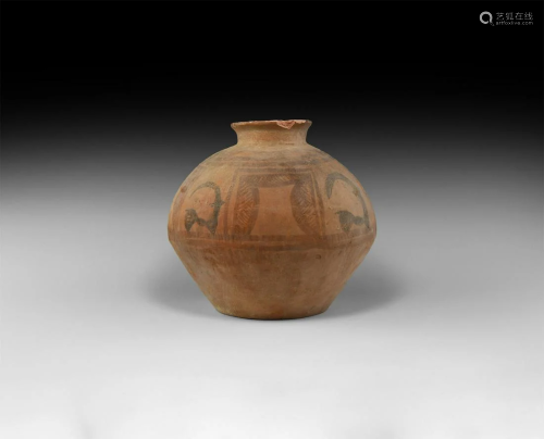 Indus Valley Jar with Antelopes